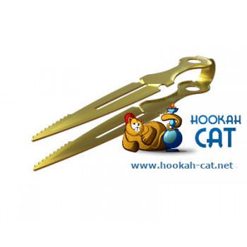 Щипцы для кальяна Blade Hookah Gold (Блейд Хука Золотые) в виде кинжала - фото 1 Щипцы для кальяна Blade Hookah Gold (Блейд Хука Золотые) в виде кинжала - фото 1
