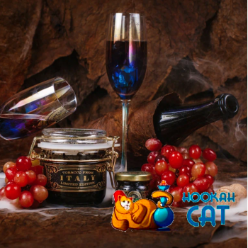 Заказать кальянный табак WTO Italy Grape Lambrusko (ВТО Италия Виноград Ламбруско) 20г онлайн с доставкой всей России - фото 1