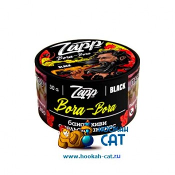 Табак для кальяна Zapp Black Bora Bora (Запп Бора Бора) 30г Акцизный - фото 1