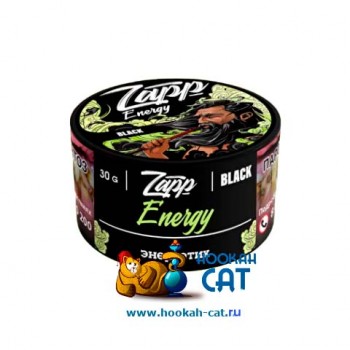 Табак для кальяна Zapp Black Energy (Запп Энергетик) 30г Акцизный - фото 1 Табак для кальяна Zapp Black Energy (Запп Энергетик) 30г Акцизный - фото 1