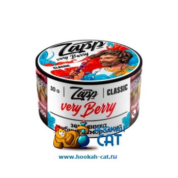 Табак для кальяна Zapp Classic Verry Berry (Запп Верри Берри) 30г Акцизный - фото 1