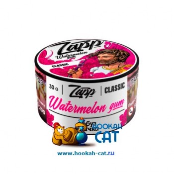 Табак для кальяна Zapp Classic Zapp Classic Watermelon Gum (Запп Арбуз Жвачка) 30г Акцизный - фото 1